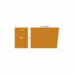 18" Programmable Side Washer Top Section - Black Foam