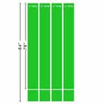Universal Brush Belanger Whip-A-Cross 600 Replacement Cloth - Rod Style, Green