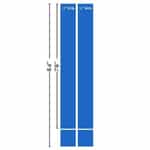 Universal Brush Belanger Whip-A-Cross 310 Replacement Cloth - Rod Style, Blue