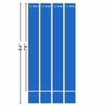 Universal Brush SSS2B Side to Side 2 Basket Van Length Mitter, Sonny's SFM802 - Blue
