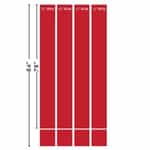 Universal Brush SSS2B Side to Side 2 Basket Van Length Mitter, Sonny's SFM802 - Red