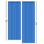 Universal Brush S804RB Side to Side Curved Basket Van Length Mitter, Sonny's SFM804 - Blue