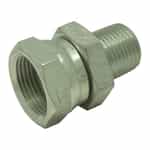 1404-08-12 Non-Working Straight Swivel - 1/2 Inch Male Pipe X 3/4 Inch Female NPSM
