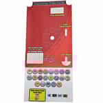CBK22155 Coin Box Rotary Switch Single Decal Set - 10 Position Knobs