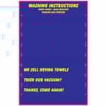 BS-1F Craft Mark Extreme Menu Sign - Blue