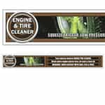 Deluxe Tire & Engine Cleaner Menu Strip