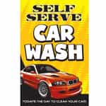 WMS110 Kleen-Rite Windmaster Self-Serve Bay Sign - 28" x 44"