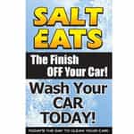 WMS120 Kleen-Rite Corp Salt Eats Your Finish Sign