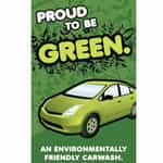 WMS130 Kleen-Rite Corp Windmaster Eco-Friendly Car Wash Sign