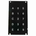 Kleen-Rite 19843D 15-Position Keypad Overlay for Kleen-View