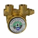 Brass Rotary Vane Water Pump with Bypass, Flange Mount, 107 Gallons Per Hour, Fluid-O-Tech, PA301F