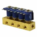 492M4M.8.3 Dema Brass 4 Spot Manifold Valve