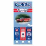 Vending Decal Quick Dry 3-Column DEC 3VC