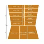 Black Row 6 and 7 Cloth for Autec Wash Brushes - 20" X 17"