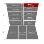 Red Row 1 Foam for Autec Wash Brushes - 9.25 Inch X 27 Inch