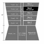 Black Row 2 Foam for Autec Wash Brushes - 10" X 25"