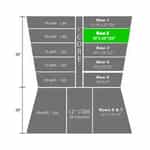 Green Row 2 Foam for Autec Wash Brushes - 10" X 25"