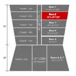 Red Row 2 Foam for Autec Wash Brushes - 10" X 25"