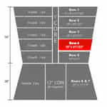 Red Row 4 Foam for Autec Wash Brushes - 10" X 22"