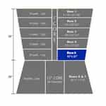 Blue Row 5 Foam for Autec Wash Brushes - 10" X 21"