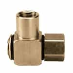 JE Adams 7475 Brass 90 Degree Hose Reel Swivel - 1/2in. FNPT