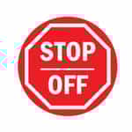 CB03465 Stop Circle Decal