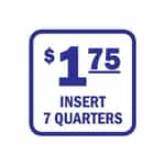 15149 Insert 7 Quarters Blue and White Decal