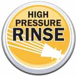 High Pressure Rinse Rotary Decal