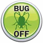 CB04636 Bug Off Circle Decal