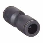 Legris 3106-56-00 1/4 inch Black Plastic Union Fitting