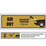 Air Dry Bay Sign Strip 15258
