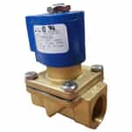 G.C. Valves H211YF04N5EG5 Brass High Pressure Normally Closed Solenoid Valve, DIN Housing