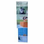 RainWipes 12" x 16" Pet Wipes Microfiber Towel Single-Column Vender Decal