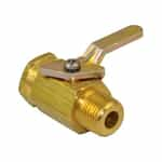 SMC 3820090 Brass 3/8 In M x F Short Handle Ball Valve