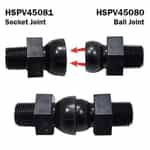 HSPV45080 Triple Foam Head Joint - 3/8 Inch NPT