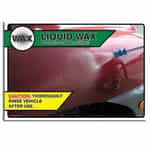 Liquid Wax Sign