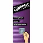 Overlay Decal for Condoms 4" X 10"