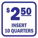 15083 Insert 10 Quarters Blue and White Decal