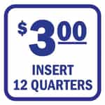 15087 Insert 12 Quarters Blue and White Decal