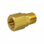 5960090 9018F8M Low Pressure Brass Swivel - 1/2" MxF, 1000 PSI