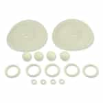 This is a genuine OEM kit of parts for Yamada 15 Series pumps. Kit includes diaphragms, balls and O-rings made with Teflon and are used in regular pump maintenance.