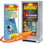 Simoniz 4 In. x 10 In. Overlay Decal - Simoniz Glass Wipes, 20 Count