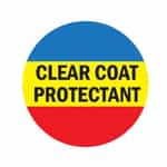 CB034612 Clear Coat Protectant Circle Decal