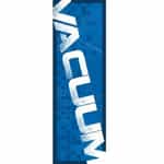 VA50065BL Kleen-Rite Grid Themed Vacuum Sticker - Blue