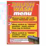 Kleen-Rite SIKR051N Foaming Brush Instruction Sign