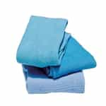 Wrapped blue cotton towel TWW