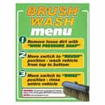 SIKR050N Green Foam Brush Sign