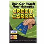 Credit Card Sign SI0800S08