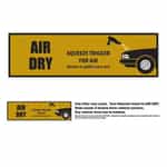 Bilingual Air Dry Menu Strip