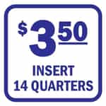 Insert 14 Quarters Blue and White Decal